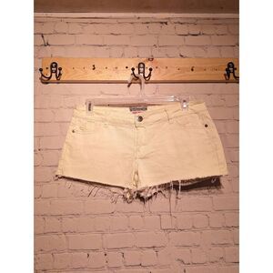 Hot Kiss yellow cutoff shorts size 11 *